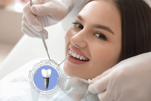smiling woman cosmetic dentistry